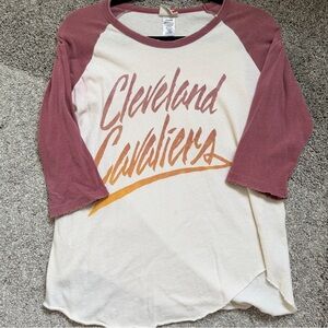 Cleveland cavaliers baseball tee